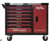 WÃ¶hrstahl 6/7 JUMBO Rolling Tool Trolley -- Red Edition