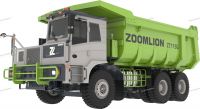 High Power 570kw ZT115G 75ton Mining Dump Truck 6*4 by  for Heavy Duty Operations