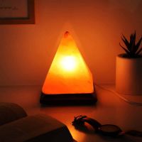 Pyramid Salt Lamp
