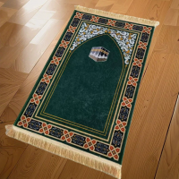 Carpet, living room, prayer, thick gold diamond velvet floor mat, custom printed thick mat