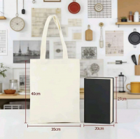 Customized blank spot DIY hand drawn graffiti canvas bag from the source factory, white hand-held canvas bag with logo printed on it