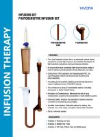 Infusion Set With Air Vented