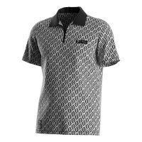 Premium Men's Casual Polyester Quater Zipper Polo Shirts Short Sleeve Jersey Knitted Golf Shirt With Print