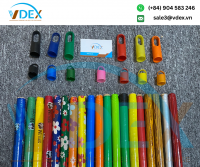 Eucalyptus Wooden Handle With Silver PVC