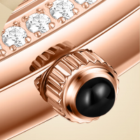 Mechanical Watch Source Factory - Fashion Japanese Movement Mechanical Wrist Watch Plated Men Zircon Stainless Steel Mechanical Watches