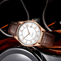 Mechanical Watch Source Factory - Automatic Mechanical Luxury Men's Stainless Steel Automatic Mechanical Watch Multifunction Date Wrist Watch 22mm Band Width Silver Dial Vintage Couple Wrist Watch