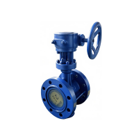 Flanged Manual Turbine Butterfly Valve