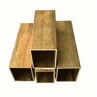 Custom Large Diameter Brass Hollow Square Tube