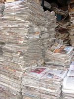 Old newspapers waste 