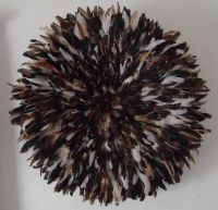 Beautiful African feather juju hats