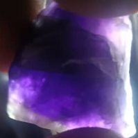 Raw Amethysts - Deep Purple, Transparent