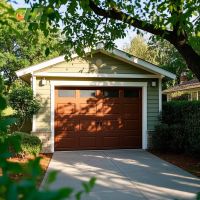 China Factory Custom Flush Modern Single Car Garage Door for Bulk Orders