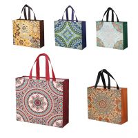 Fashion Striped Nonwoven Shopping Bags For