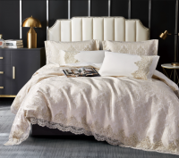 Luxury Jacquard Duvet Cover Set With