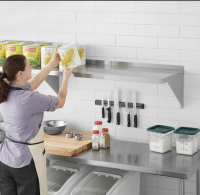 Custom Stainless Steel Shelving for Industrial and Commercial Storage