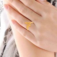 Butterfly Gold Ring - 22K Yellow Gold