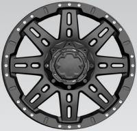Aluminum alloy car wheel