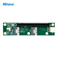 Miwin OEM ODM 2 8654 X8 Connector GPU Base Plate 1 Slot PCIE4.0 X16 GPU Expansion Board Custom GPU Extension Backplane for AI Server