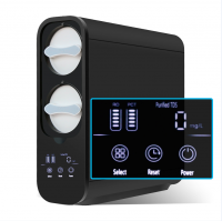 PSA8Ro-600G (81385156) -Black Submersible Reverse Osmosis Water Purifier. Features: RO filter, LED faucet, 0.4MPa pressure, 1.6L/min flow rate, 600GPD capacity, weakly alkaline water. Ideal for home use with a tankless system and dual-switch faucet. Dire