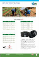 CMR Drip Irrigation Pipe 16mm / 20mm
