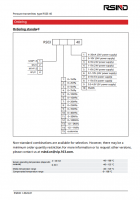 Pressure sensor Hirschman type