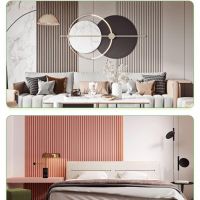 Modern Eco-Friendly Indoor Wall Panel Waterproof Anti-Scratch WPC Fluted Boards for Household Use Classic Style