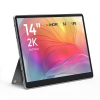 14 Inch 2K 2160x1440 Ultra Thin High Resolution Small Portable Extender Monitor For Laptop Computer