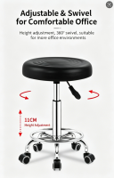 Adjustable Height Swivel Lab Stool Chair