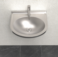 304 Stainless Steel Washbasin, Simple Small