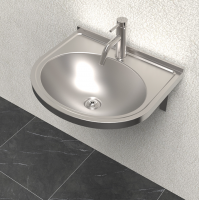 304 Stainless Steel Washbasin, Simple Small