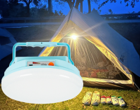 Solar Portable LED Light USB Rechargeable Emergency Bulb Multifunctional Outdoor Camping Lamp