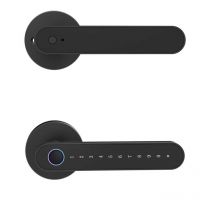 FF03 Smart Door Lock with TT Lock/Tuya APP, Fingerprint Password Keyless Entry for Home/Apartment, 6-in-1 Unlock Methods