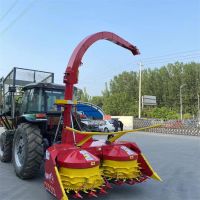 Tractor Mounted Double Rows Forage Harvester, Corn Silage Harvester & Forage Chopper Machine for Silage Forage Harvesting