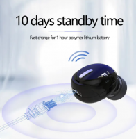 1PC X9 Mini In-Ear 5.0 Bluetooth Earpiece Hifi Wireless Headset With Microphone Sport Earbuds Stereo Earphone For Smartphones
