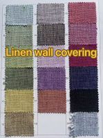 Linen wall covering Woven wallpaper 
