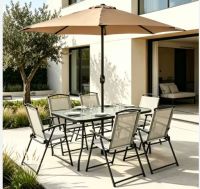 6 Seater All Weather Outdoor Dining