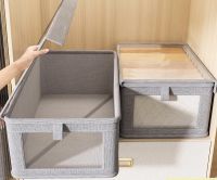 Oxford Cloth Foldable Storage Box for Wardrobe & Home Organizer