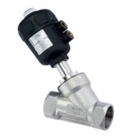 Sanitary Grade Plastic Pneumatic Angle Seat Valve