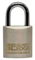 SECURITY EDGE S 50MM PADLOCK, 30MM BORON ALLOY SHACKLE BK
