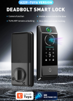 Camera Fingerprint WiFi Smart Deadbolt Lock for Home & Hotel