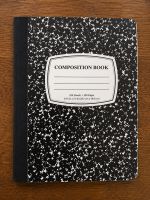 Composition notebook