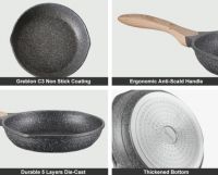 Marble Stone Frying Pan