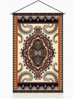 Ethnic Abstract Mandala Wall Tapestry, Vintage