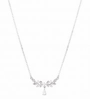 OEM 925 Sterling Silver Necklaces Custom Logo Gold Plated Fashion Neck Jewelry for Wholesale