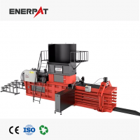 Auto-Tie Horizontal Baler Machine for Cardboard / Plastic / Waste Recycling &acirc;�� Hydraulic Automatic Baling Press