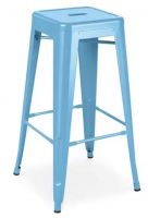 Modern Vintage Industrial Metal Barstool Chairs