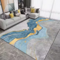 Modern Luxury Abstract River Pattern Area