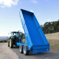 6x12 Tractor Hydraulic Tipper Dump Trailer