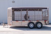 Farm Use Livestock Trailer Hot Selling Best Quality Heavy Duty Cattle Sheep Pig Transport Trailer Wholesale Factory Price