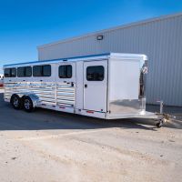 Aluminum Livestock Trailer Ramp Dual Axle